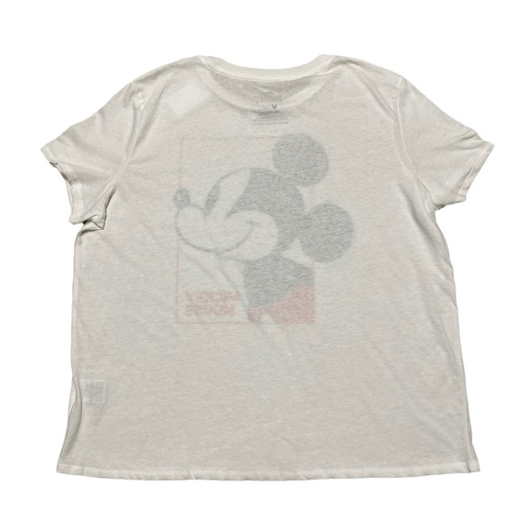 Disney Mickey Mouse White Juniors T Shirt Size XXL NEW NWT - Picture 2 of 12
